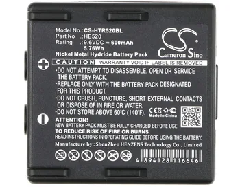 

Cameron Sino 600mAh Battery HE520 for Hetronic 68300510,68300520,68300525, Ergo, FBH300,Nova,Nova Ergo, For Abitron KH68300520.A