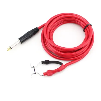 

High Quality Manual Tattoo Machine Gun Accessory Clip Cord for Power Supply Springless Silicone Clipcord Free Shipping
