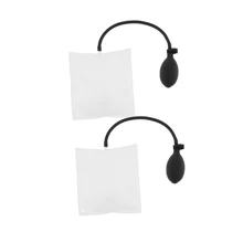 2Pcs 15x15cm White Air Pump Wedge Inflatable Leveling Alignment Shim Bag Tool for Car Repair Window Door Shims and Wedges