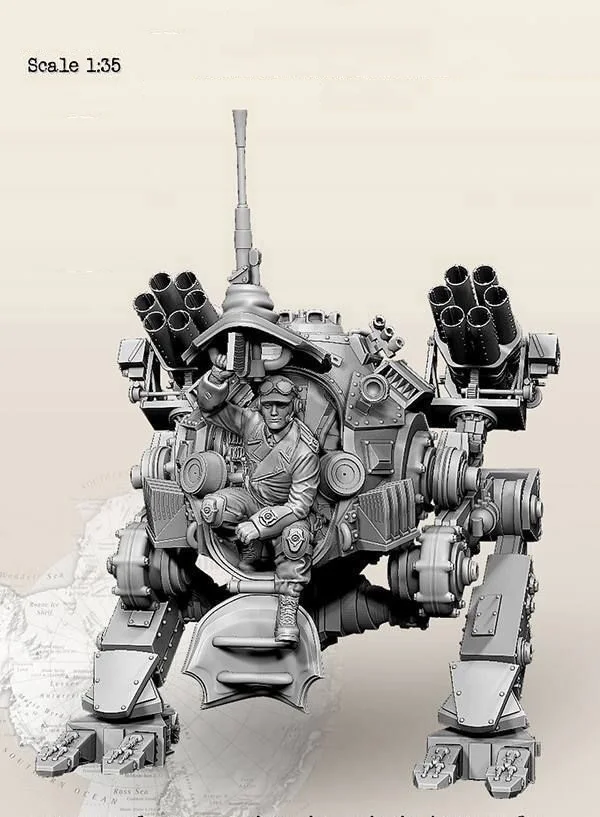 1/35 масштаб сборки Смолы Рисунок комплект T. R. W. UNKE и пилот в кабине (без инструкции