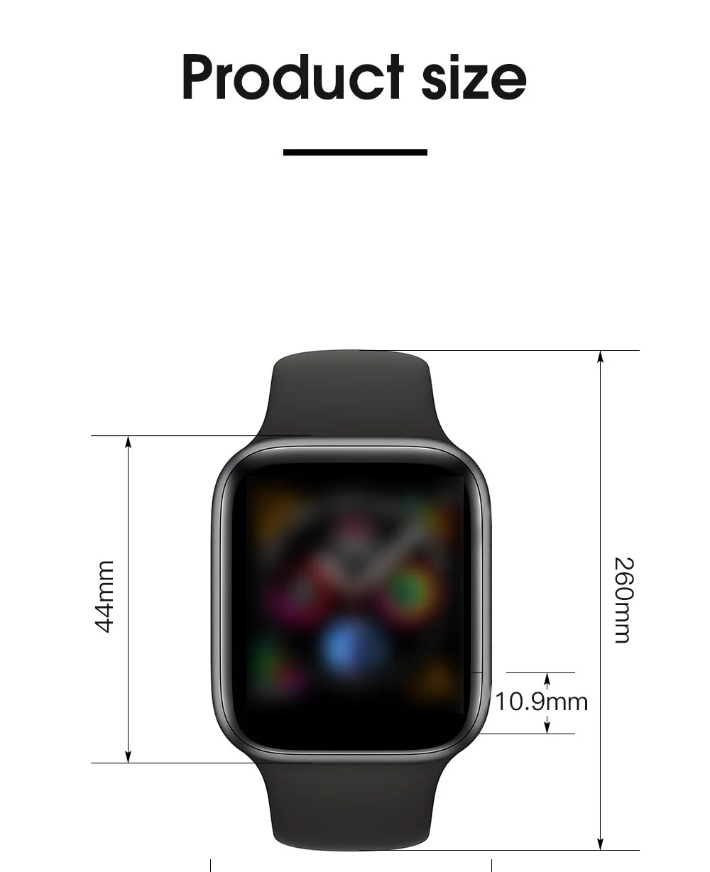 SONGKU IWO 8 дополнительный размерный ряд 44 мм часы 4 умные часы пульт дистанционного управления siri часы для apple iPhone Android телефон лучше, чем IWO 6, 7, 9, 10, 11