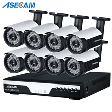 8CH 1080 P HDMI сетевой видеорегистратор POE CCTV системы Антивандальная анти-противовандальная, купольная Крытый Открытый IP камера видео наружняя камера видеонаблюдения POE системы