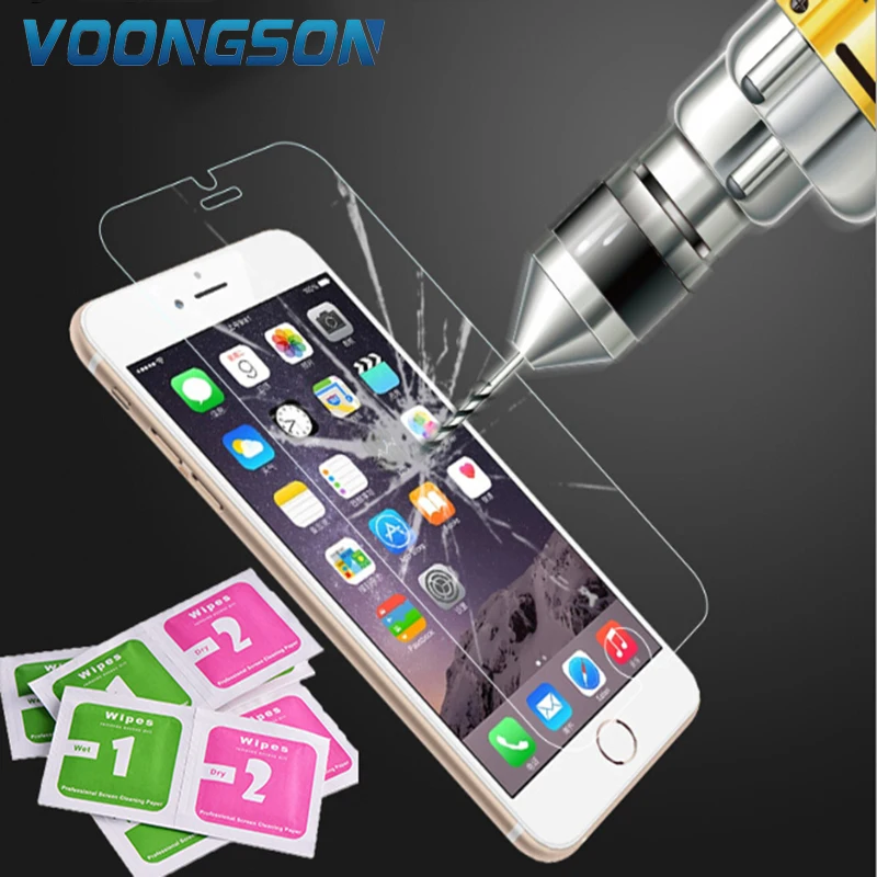 Закаленное стекло VOONGSON Arc для iPhone 6S 7 Plus 5 6 4 4S Защитная пленка экрана 5S | Мобильные