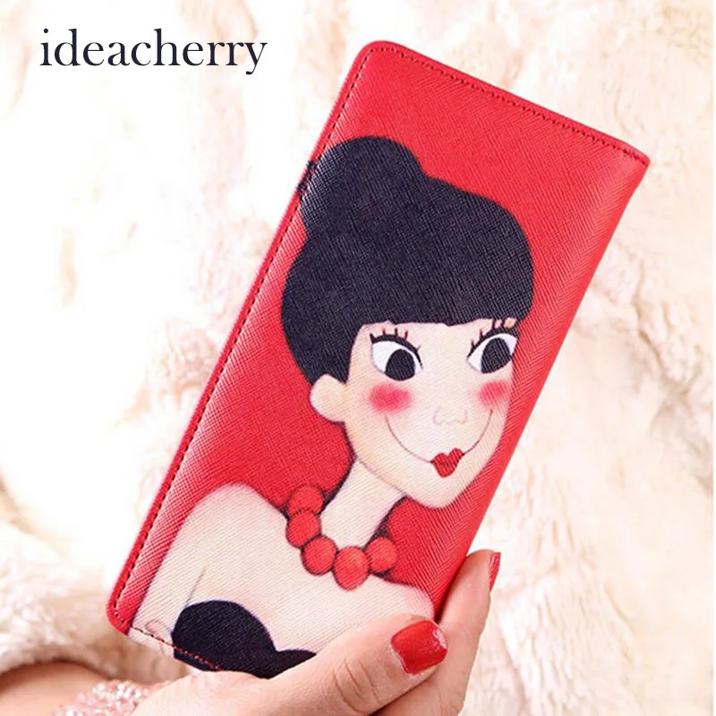 IdeaCherry Korean Cute Wallet Kawaii Purses Women Wallets Brands Famous