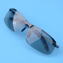 UV400 Для мужчин поляризованные фотохромные переходная линза солнцезащитные очки Открытый вождения Рыбалка Спорт Велоспорт велосипед очки с очками коробка