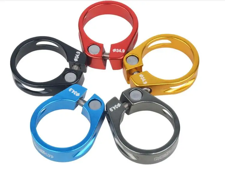 

1pc Mountain Road MTB Bike Bicycle Seatpost Clamps 31.8mm/34.9mm Aluminium Alloy Quick Release Seat Post Clamp Cycling Accessory