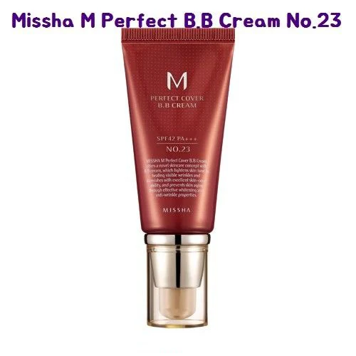 MISSHA M идеальное покрытие BB крем SPF42/PA+++ 50 мл#21#23#27 CC крем консилер косметика/основа Увлажняющая отбеливающая косметика - Цвет: 23