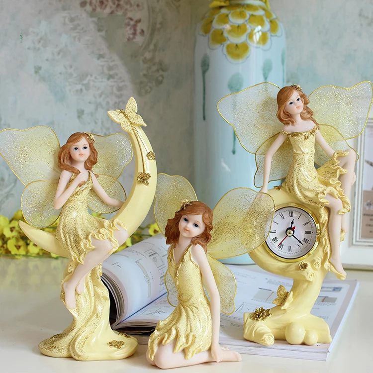  Pastoral Resin Beautiful Angel Doll Ornaments Crafts Home Livingroom Bedroom Furnishing Deocration  - 32894272888