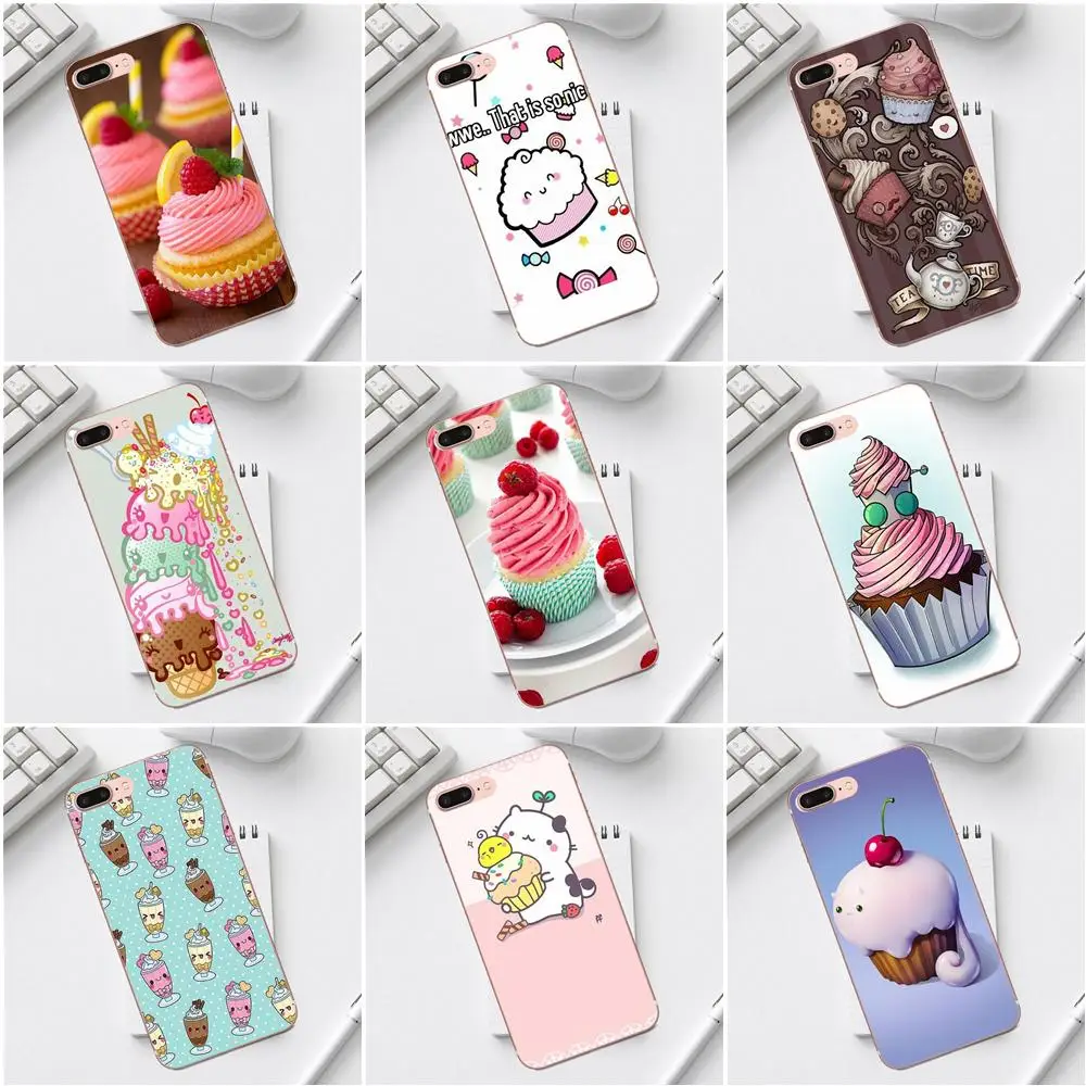 

Qdowpz Chocolate Nutella Cupcakes On Sale Luxury For iPhone X XS Max XR 4 4S 5 5C SE 6 6S 7 8 Plus Galaxy A3 A5 J1 J3 J5 J7 2017
