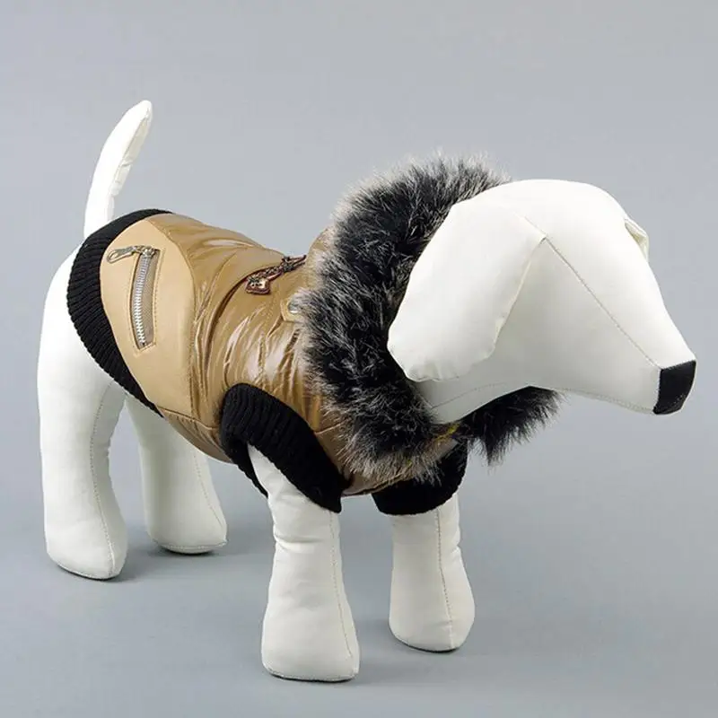 Winter Warm Dog Coat Vest Jacket Pet Cat Puppy Hoodie Jackets Clothes XS-XXL