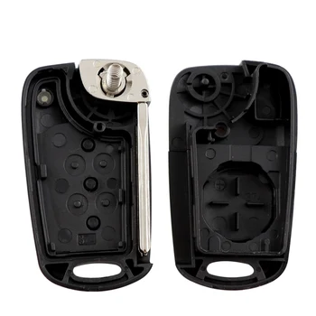 Keyforkess3 Bottoni di Vibrazione Pieghevole Chiave A Distanza Dell'automobile Borsette Caso Per Kia Cerato Sportage K2 K3 K5 Per Hyundai I30 IX35 Chiave Borsette - YIQIXIN 3 Bottoni di Vibrazione Pieghevole Chiave A Distanza Dell automobile Borsette Caso Per Kia