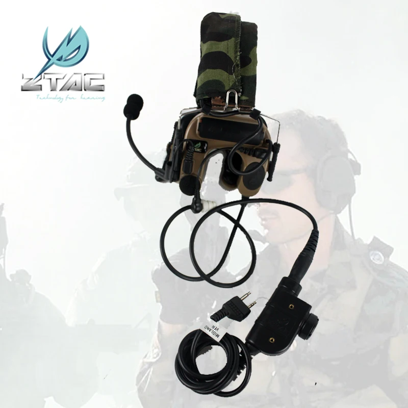 

Element Air Gun Z-TAC Comtac IV Arsoft Headset Noise Headphones z tac PTT kenwood Airsoft All For Hunting Earphones Tactical