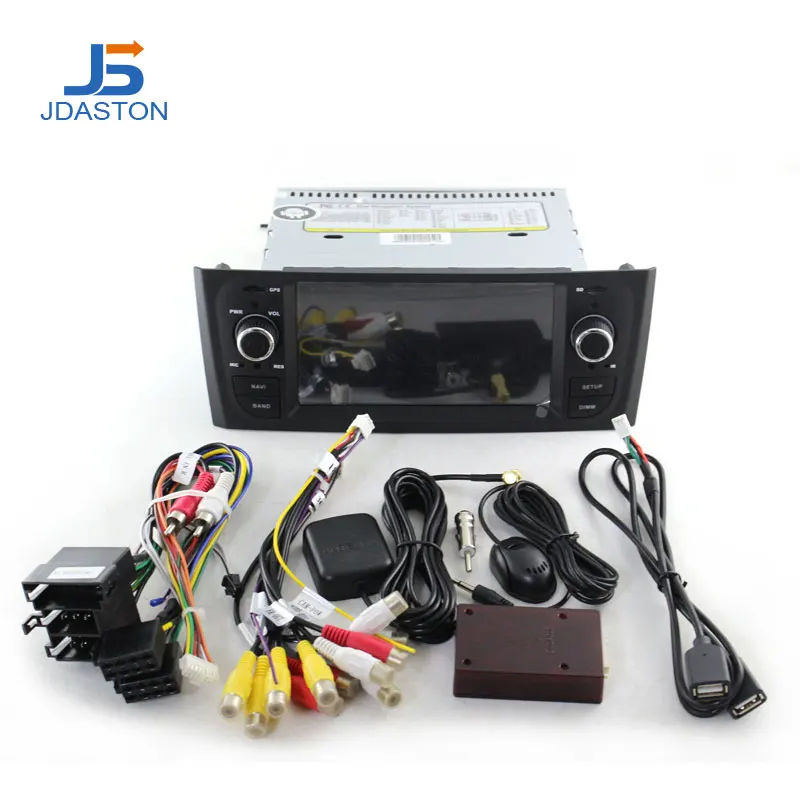 JDASTON Android 10 1 Din автомагнитола для Fiat Grande Punto Linea 2007-2011 2012 автомобильный мультимедийный плеер gps Навигация стерео Wifi