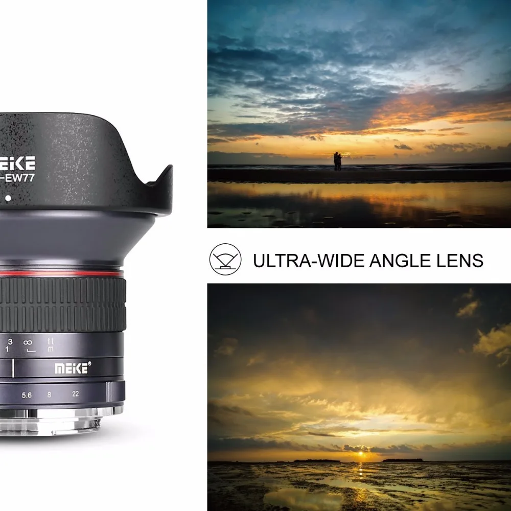 MEKE 12mm f/2.8 Ultra Wide Angle Fixed Lens for