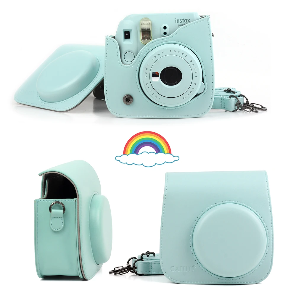 Белая пленка для Fuji Instax Мини 9 Камера Ice Blue + 100 снимков камеры Instant Mini 8 белый фото