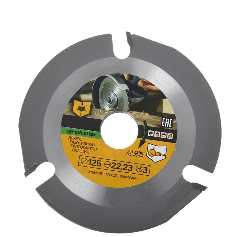 125mm 3T Circular Saw Blade Multitool Wood Carving Cutting Disc Grinder Carbide Power Tool Attachments