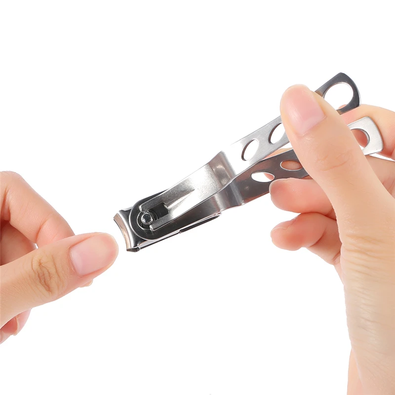 

Stainless Steel Large Nail Clipper Cuticle Cutter Nipper With Rotate Head Finger Nail Trimming Manicure Clipper Nail Art Tool