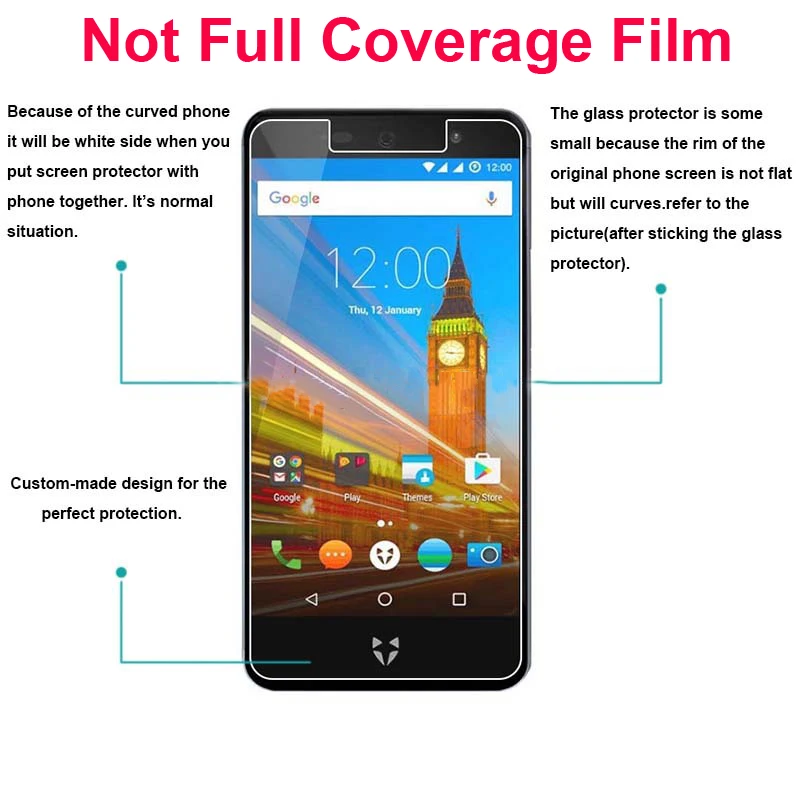 Защитное стекло для экрана для телефона Wileyfox Swift 2 X 2x, закаленное стекло для смартфона, Передняя пленка, защитная крышка для экрана