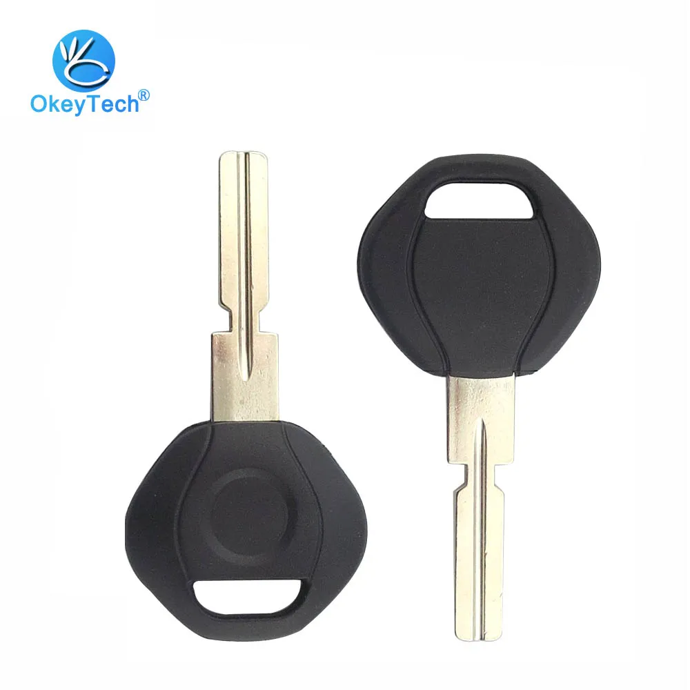 OkeyTech for BMW Transponder Key Shell Uncut Blank HU58 Blade 4 Track Ignition Car Cover Case Replacement No Logo | Автомобили и