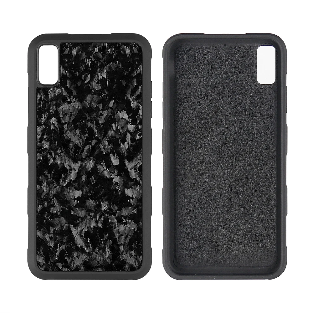 Beste MCASE Gesmeed Real Carbon Fiber Case Ontworpen voor Apple iPhone Xs Xs MAX XR Case (2018) glossy Black en Beschermende Hard Case