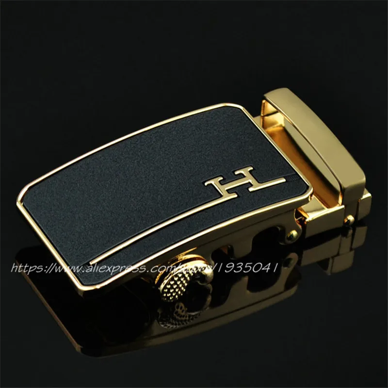 Letter H 2 color Good Quality Men's Alloy Belt Buckle Head Business