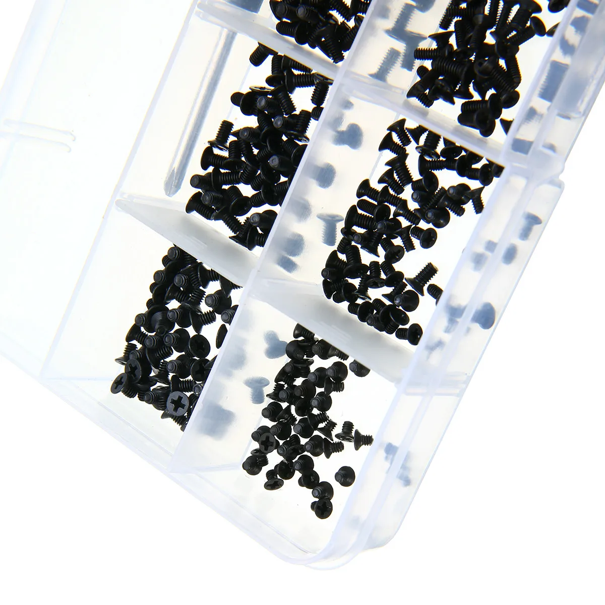 500pcs Alloy Steel Hardware Screw Laptop Computer Screws with screwdriver Set For Universal Laptop Black