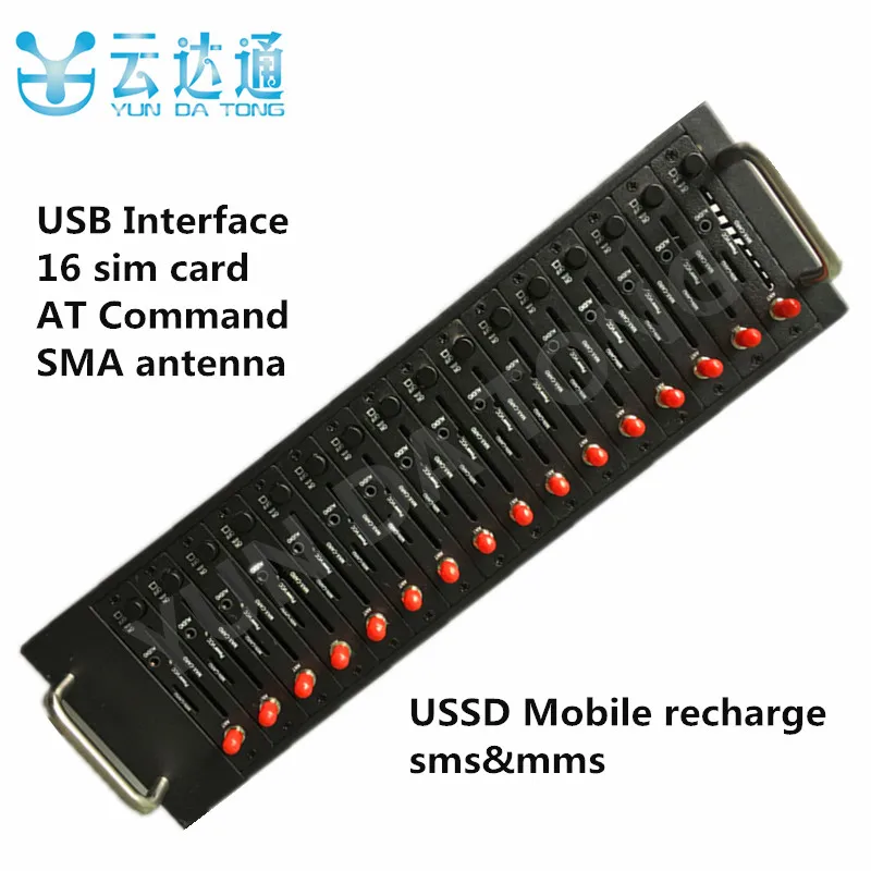Factory 16 port modem pool TC35i usb interface