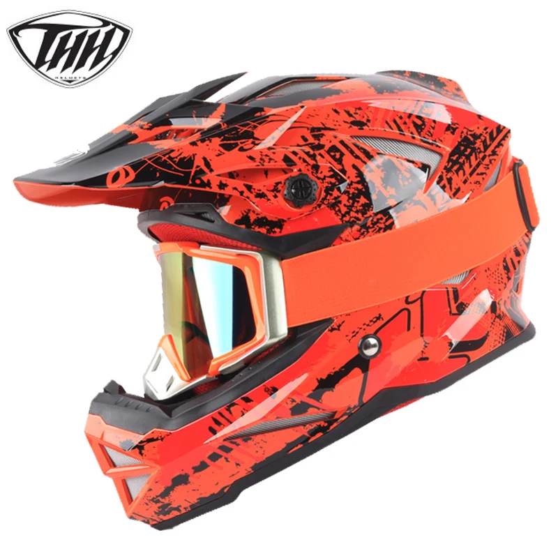 Защитные детские шлемы casco capacetes внедорожный мотоциклетный шлем ATV dirt bike cross шлем для мотокросса YL XS51-54cm