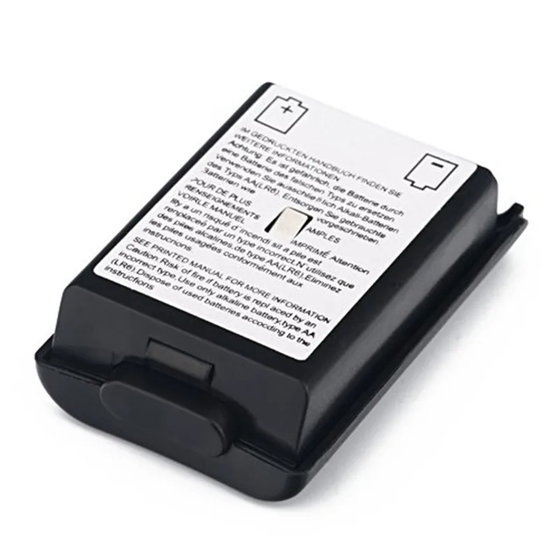 For Xbox Controller Battery Protective Accessories Black Battery Pack Cover Shell Case Kit for Xbox 360 Wireless Controller For Xbox Controller Battery Protective Accessories Black Battery Pack Cover Shell Case Kit for Xbox 360 Wireless Controller