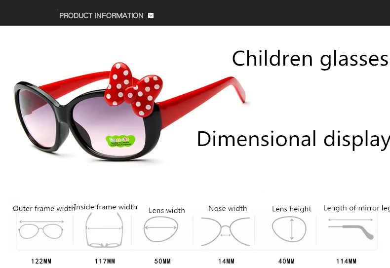 ASOUZ2018 new stylish square bow children's sunglasses UV400 retro luxury brand boy girl colored round cat eye glasses goggles (8)
