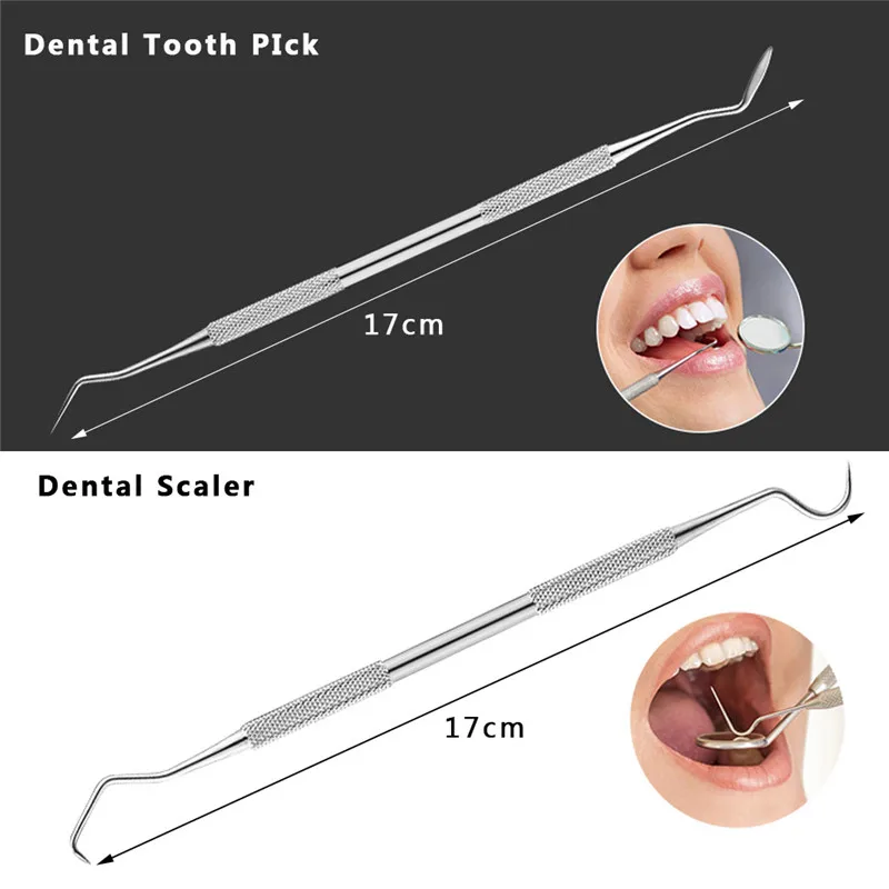 4 шт. набор для отбеливания зубов из нержавеющей стали, виниры для зубов, стоматологические инструменты, наборы для стоматолога, скребок для зубов, набор для чистки зубов, зеркальные инструменты