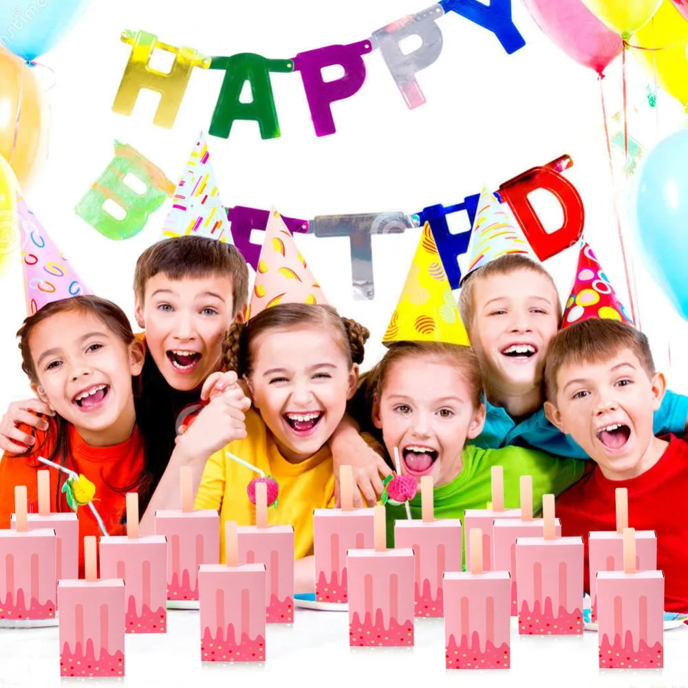 OurWarm 10 шт для мороженого сладостей Подарочная коробка конфет Baby Shower мальчиков и