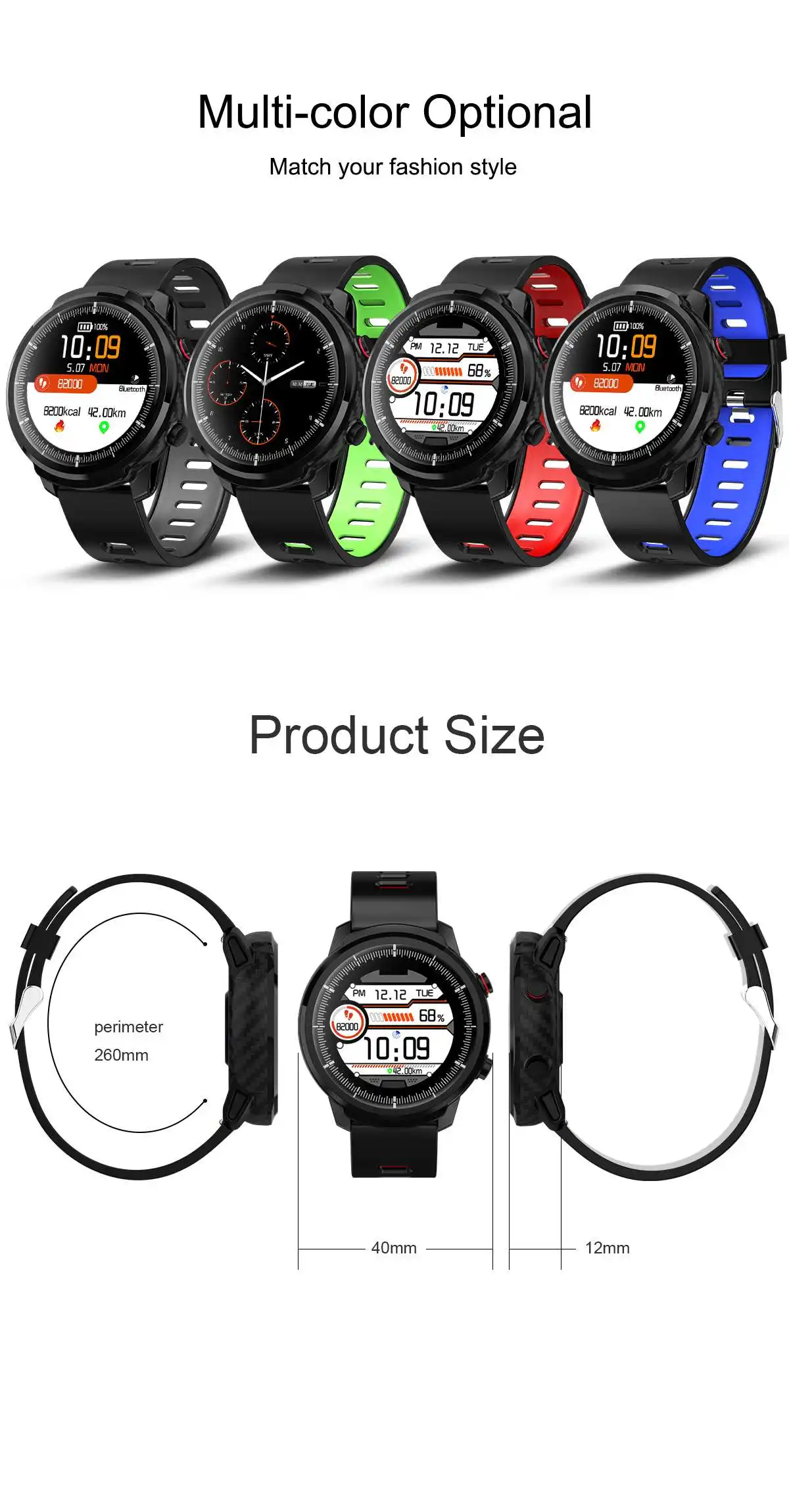 relógio inteligente masculino mulher pulseira monitor de
