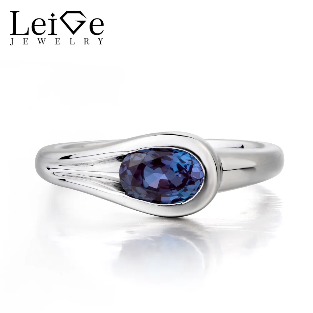 Женское кольцо с камнями в виде александрита|925 sterling gemstone rings|fine jewelrygemstone rings silver |