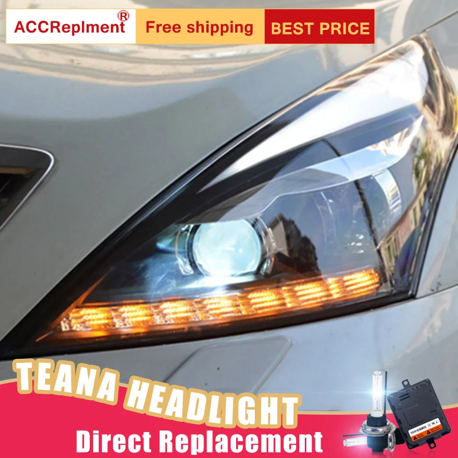 2 шт. светодиодный светодиодные фары для Nissan Teana 2008 2012|Фара авто в сборе| |