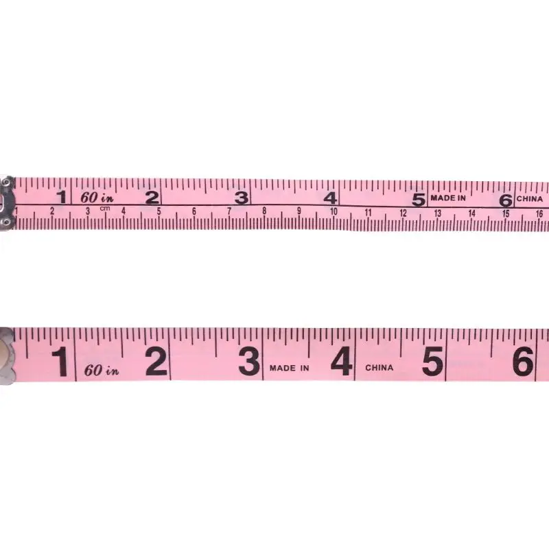 150 см 6" виниловая рулетка инструмент портного измерения см/дюйм одежда измерительная линейка грудь бедра талия размер стандартная лента