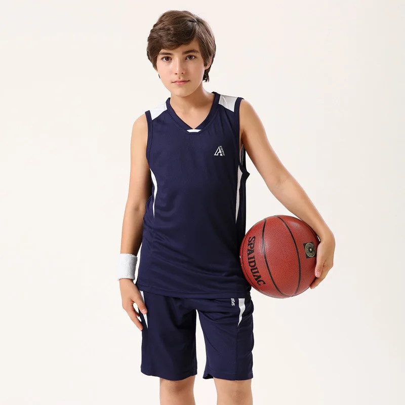 ФОТО Boys 2017 new style children's summer sports vest basketball sportswear