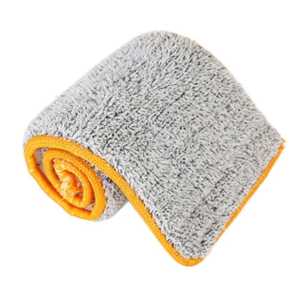 

38CM Practical Double Sided Non-Hand Washing Mop Cloth Soft Superfine Fiber Replacement Mop Head Cloth Floor Cleaning Tool