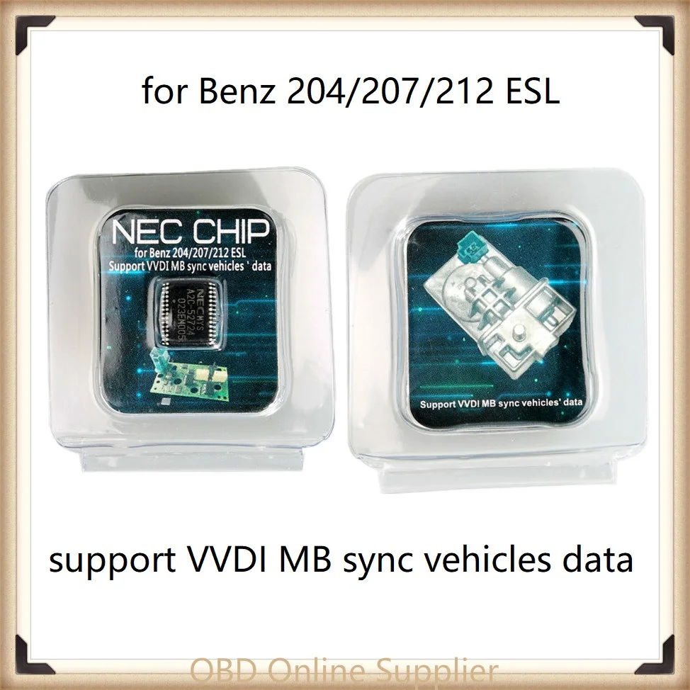 

Transponder A2C-45770 A2C-52724 NEC Chip for Ben-z W204 W207 W212 for ESL ELV Workin with Xhorse VVDI MB BGA Tool or CGDI for MB