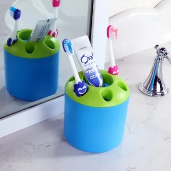 

BF040 Creative porous toothbrush toothpaste Multi-function toothbrush holder 10*9cm Free Shipping