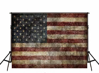 

Old Large American Flag photo backdrop Vinyl cloth High quality Computer print wall photo studio background