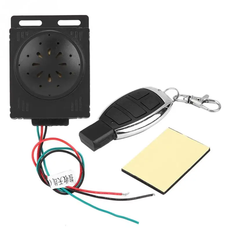 Motorcycle Anti-theft Security Alarm System with Remote Control 9-16V Universal Scooter Motorbike Accessories