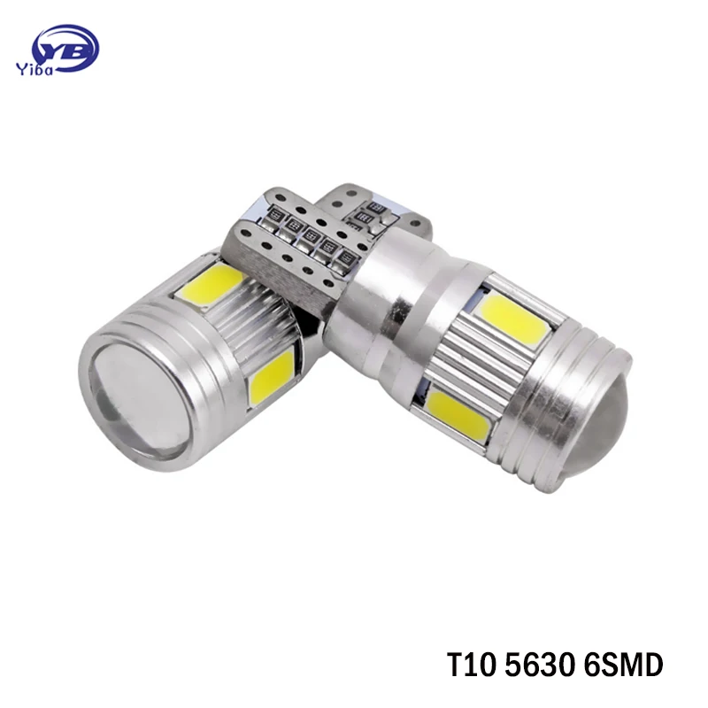 

High Power Automotive 3W LED Lights Show Wide Light Universal T10 5630 6SMD Auto Light-emitting Diode Lamp Bulbs Accessories 12V