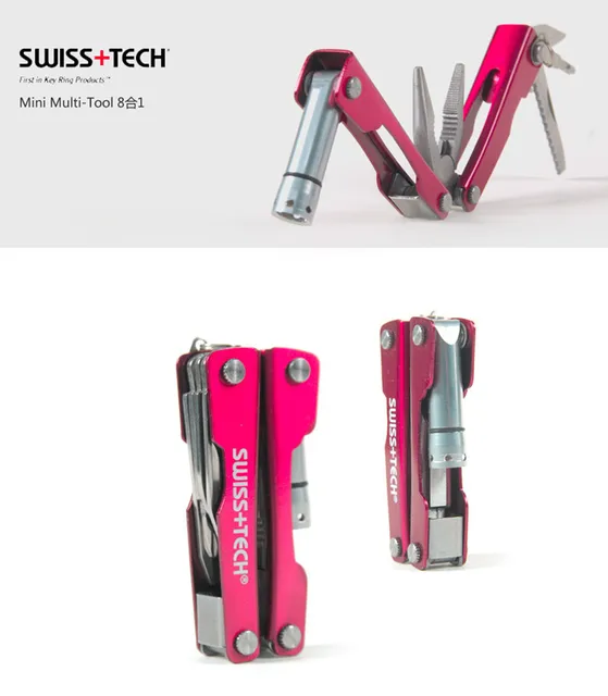 Swiss Tech Mini Multi-Tool 8-in-1 LED for Sale - Ski Shack - Ski Shack