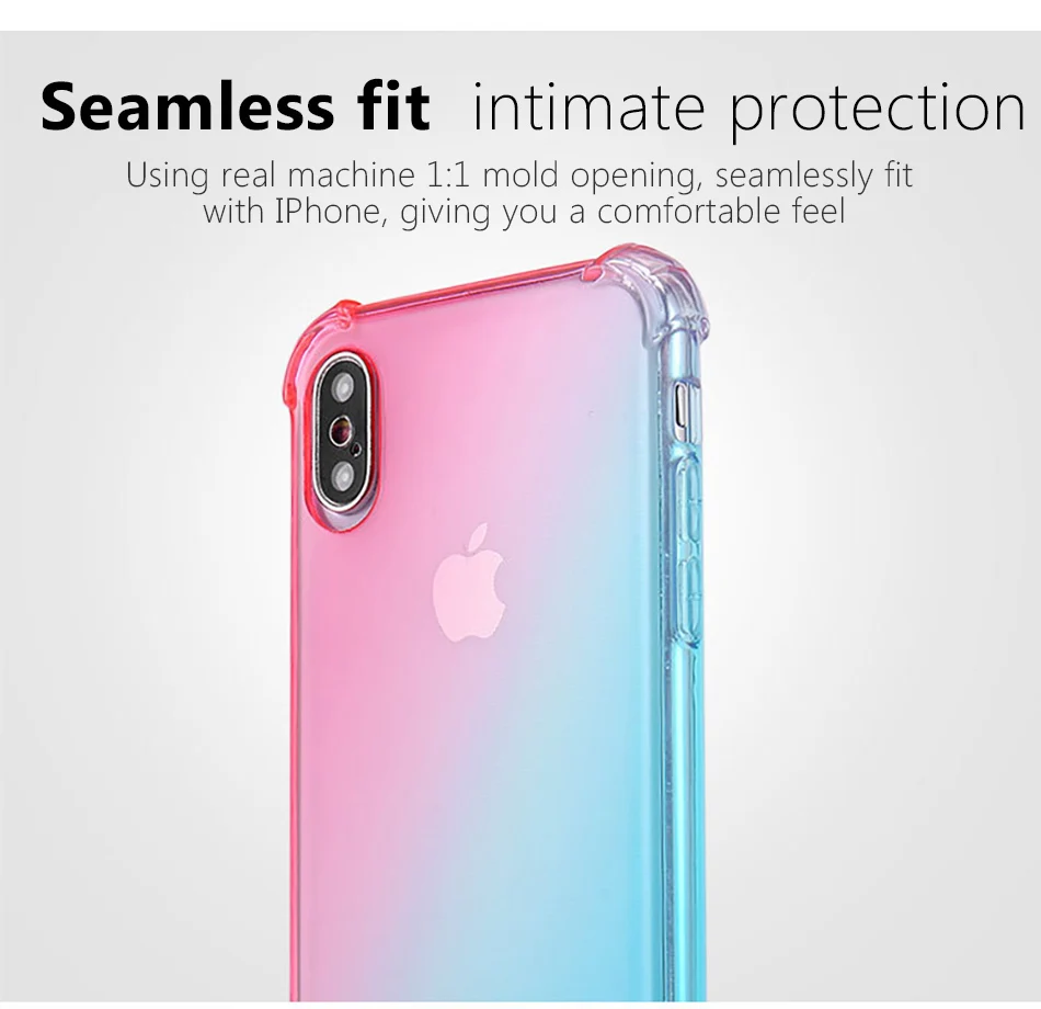 !ACCEZZ Luxury New 3D Ultra-Thin Protective Back Cover Capa For iphone XSXS MAXXR Colorful Soft Phone Shell Fundas Coque Cases (3)