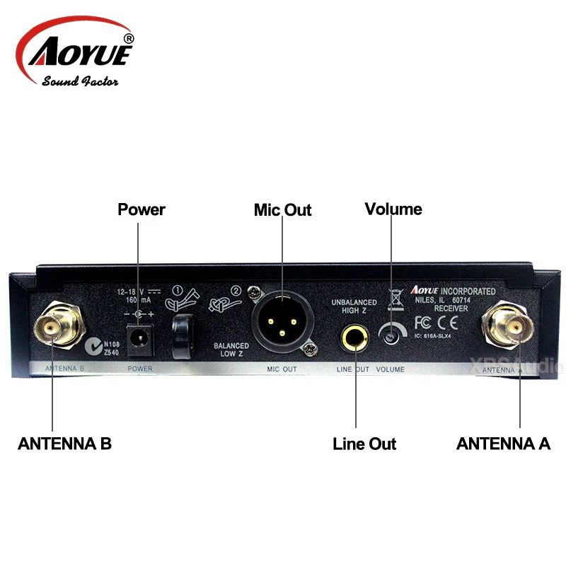 UHF 2 Антенна XLS24/MS58 беспроводной ручной микрофон