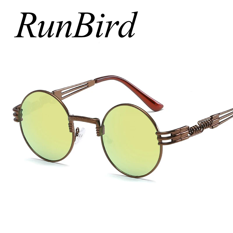Солнцезащитные очки RunBird 1075R для мужчин и женщин ретро готические зеркальные