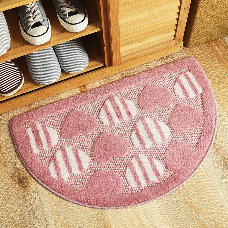 Floor Mats Semi circular Heart shaped entrance door mat Bathroom