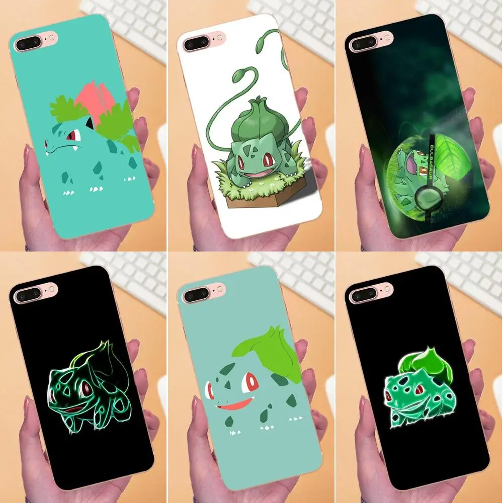 

Hot Pokemons Bulbasaur For Huawei P8 P9 P10 P20 P30 Mate 7 8 9 10 20 Lite Plus Pro 2017 Soft Case