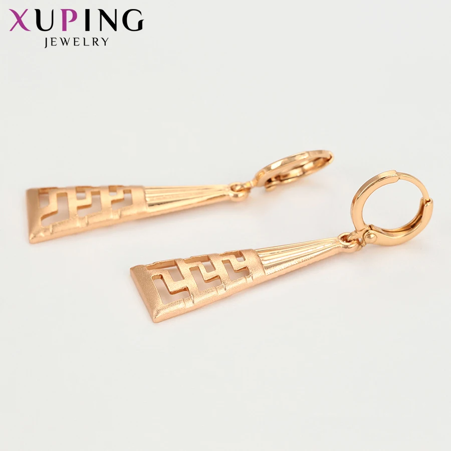 Xuping ювелирные изделия Позолоченные Серьги-капли темпераментный стиль треугольная форма Подарки для женщин S105.2-97607
